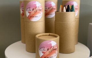 kit crayon personnalisée mariage