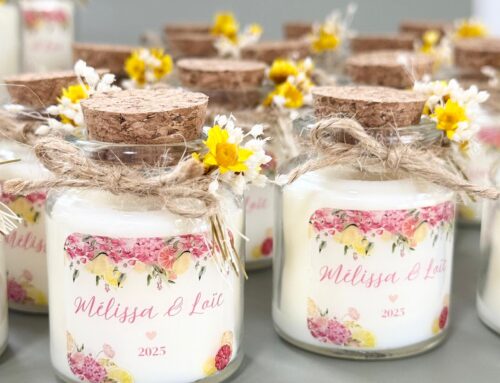 Bougies de mariage personnalisées à Antibes