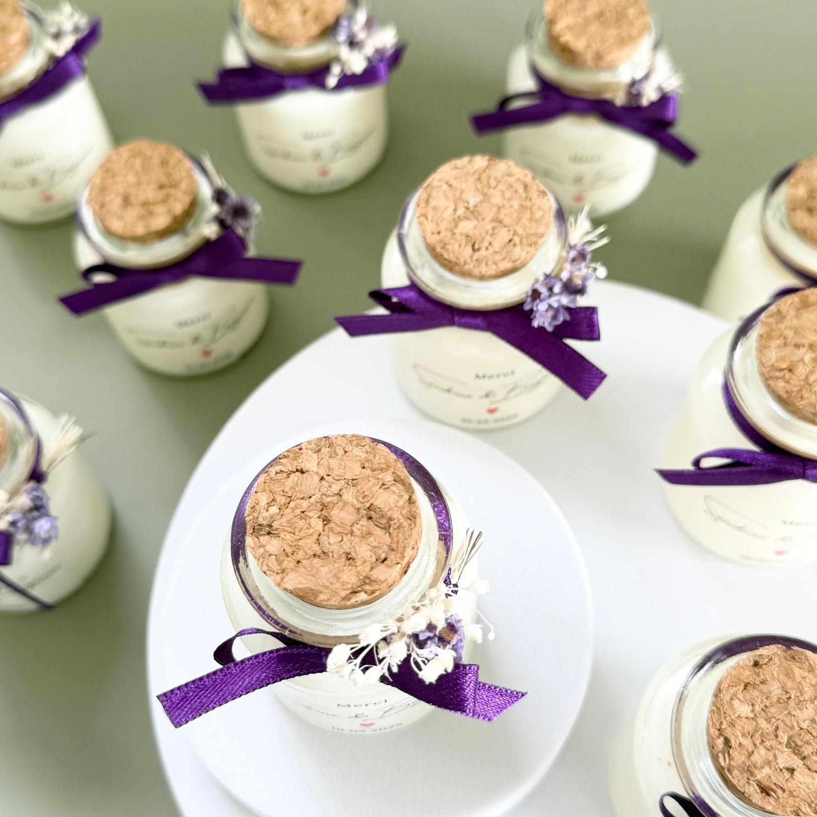 Bougie personnalisée mariage à Paris