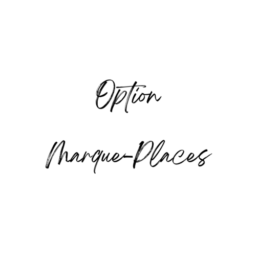 Marque places mariage anniversaire baptême