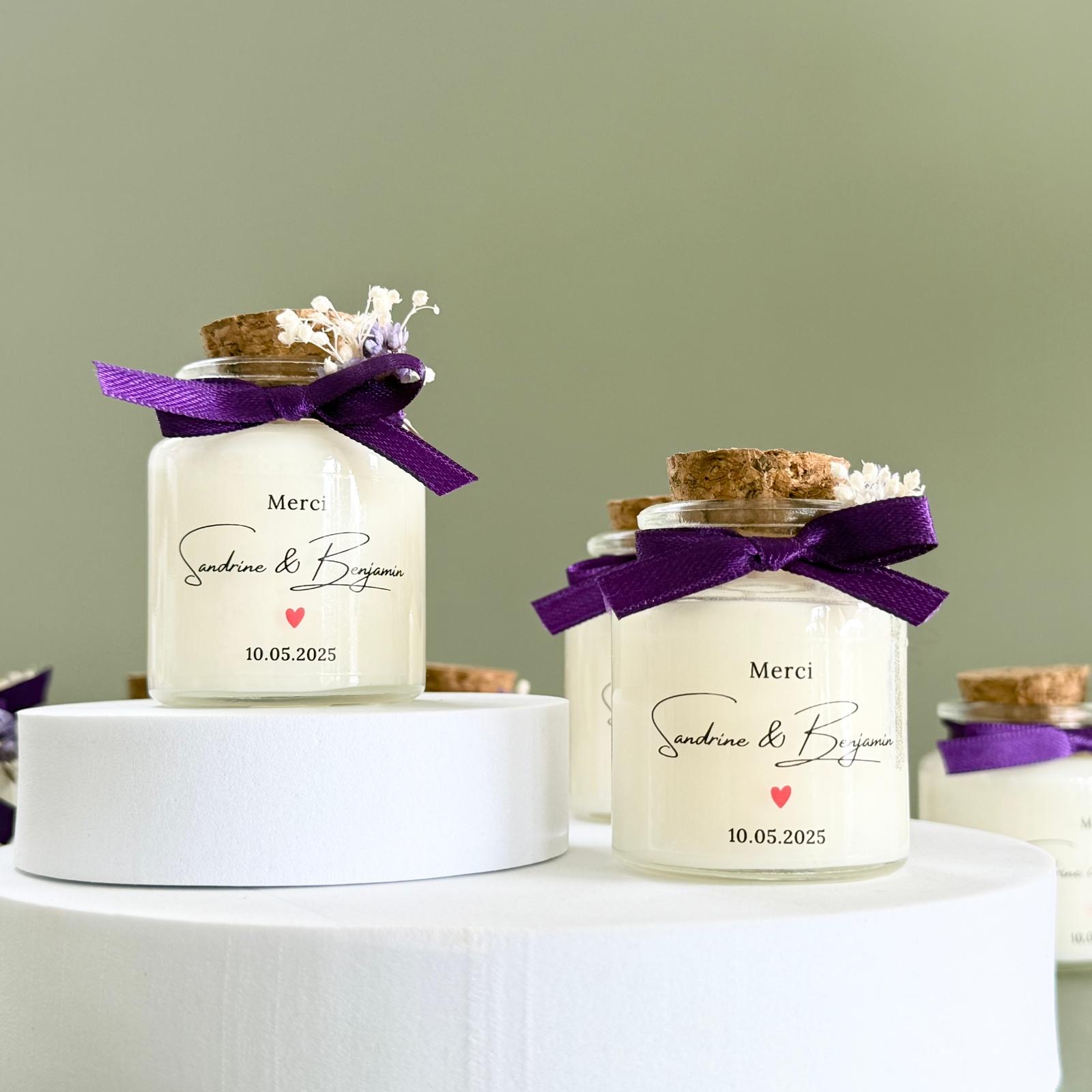 bougie personnalisée mariage Paris