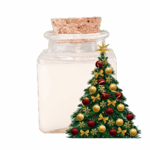 mini bougie personnalisée cadeau noël