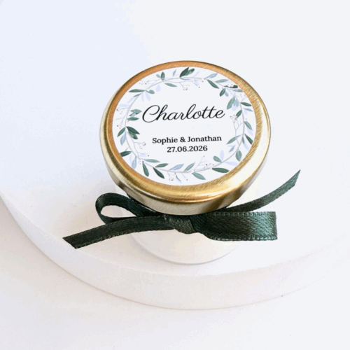 bougie cadeau invité mariage baptême