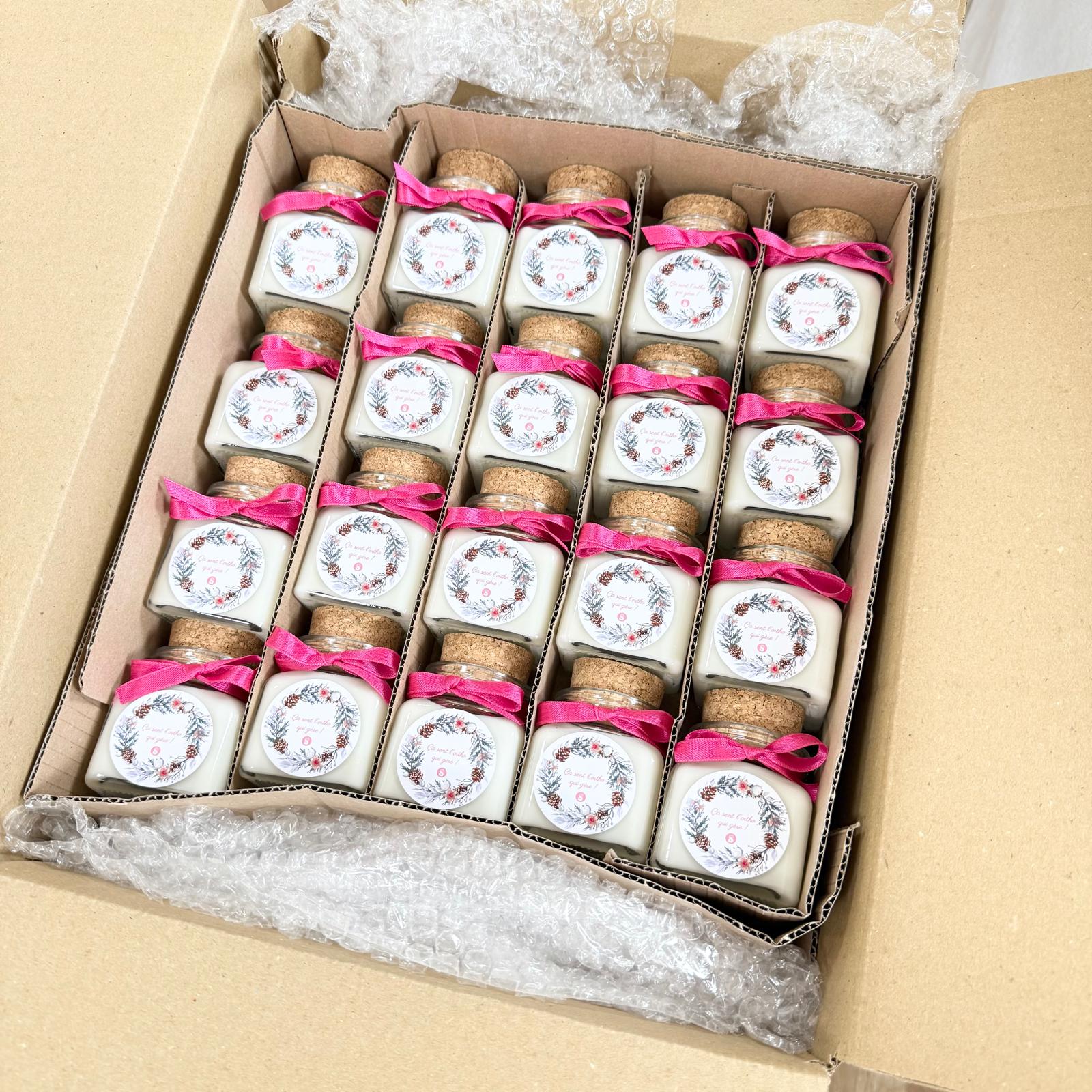 carton de bougie personnalisée