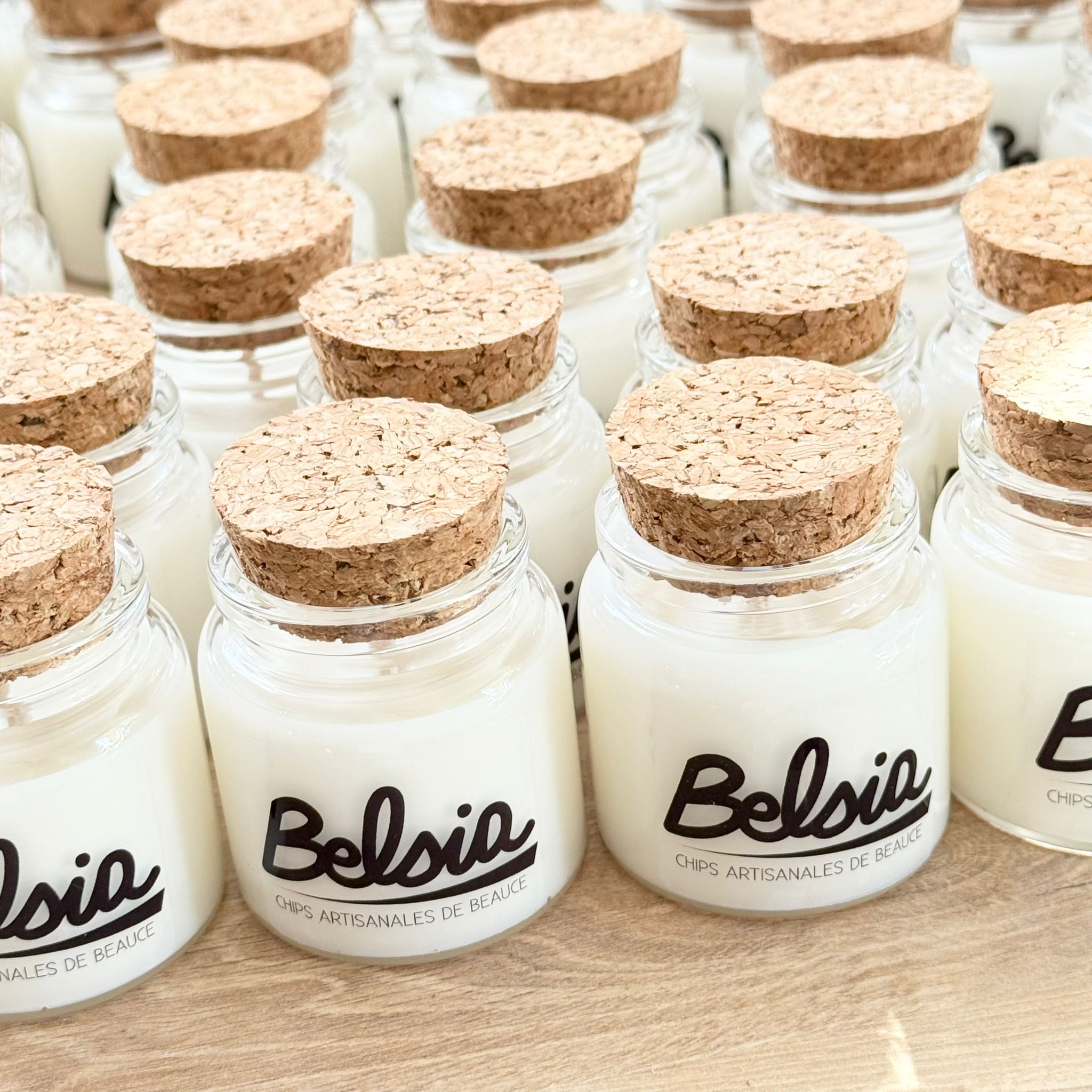 belsia bougie personnalisée entreprise