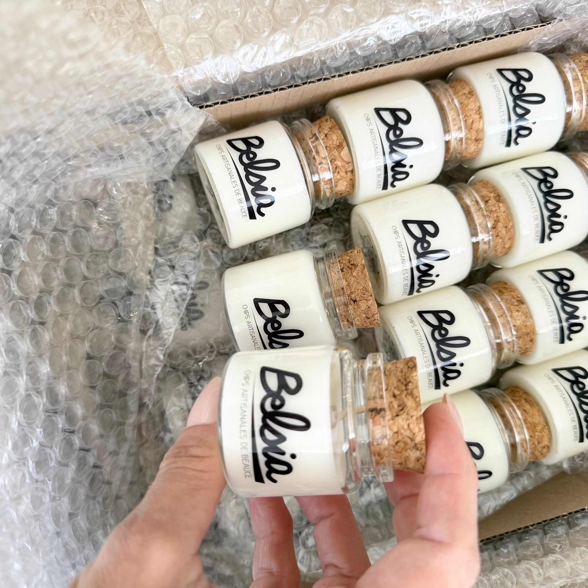 bougie personnalisée entreprise belsia