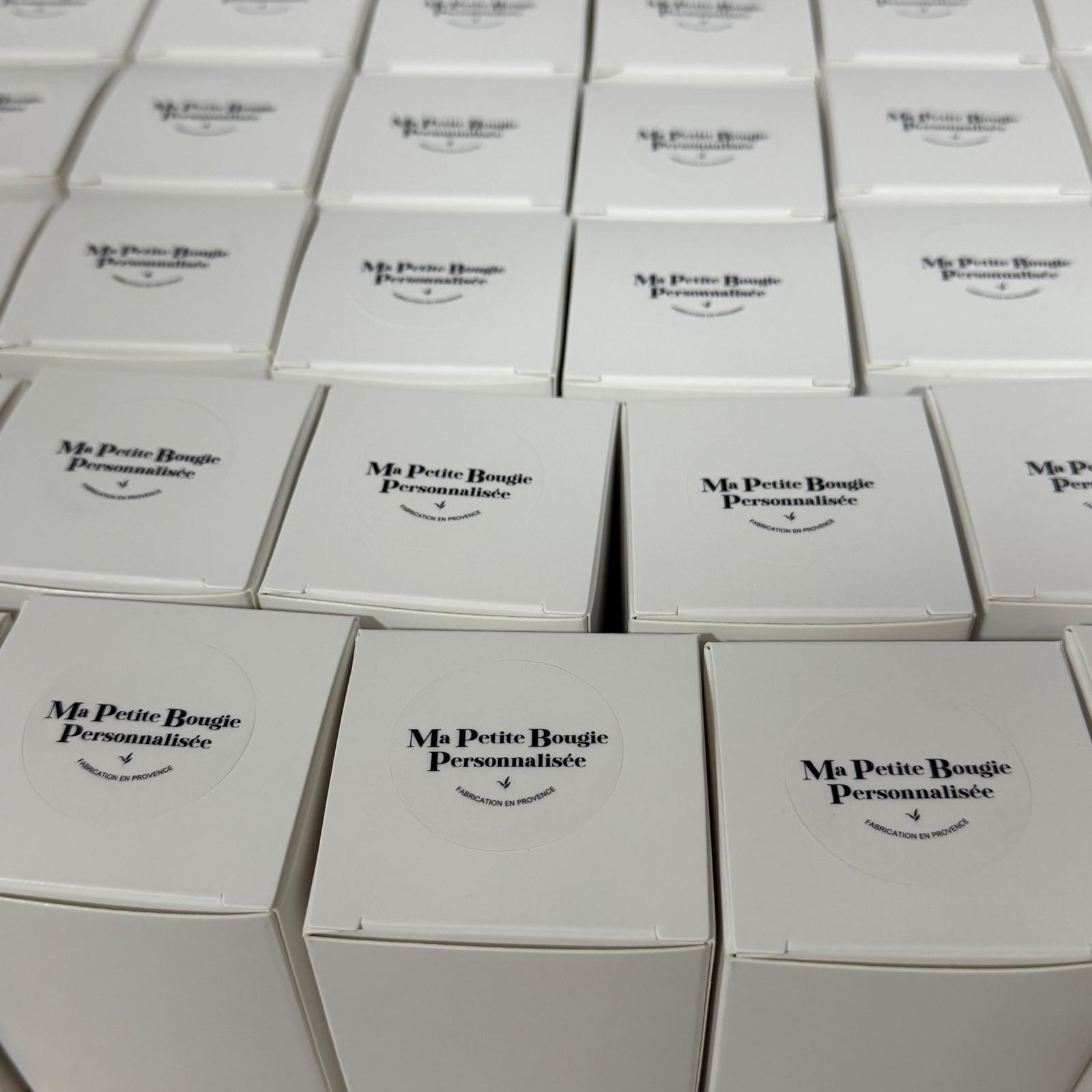 boite kraft bougie personnalisé