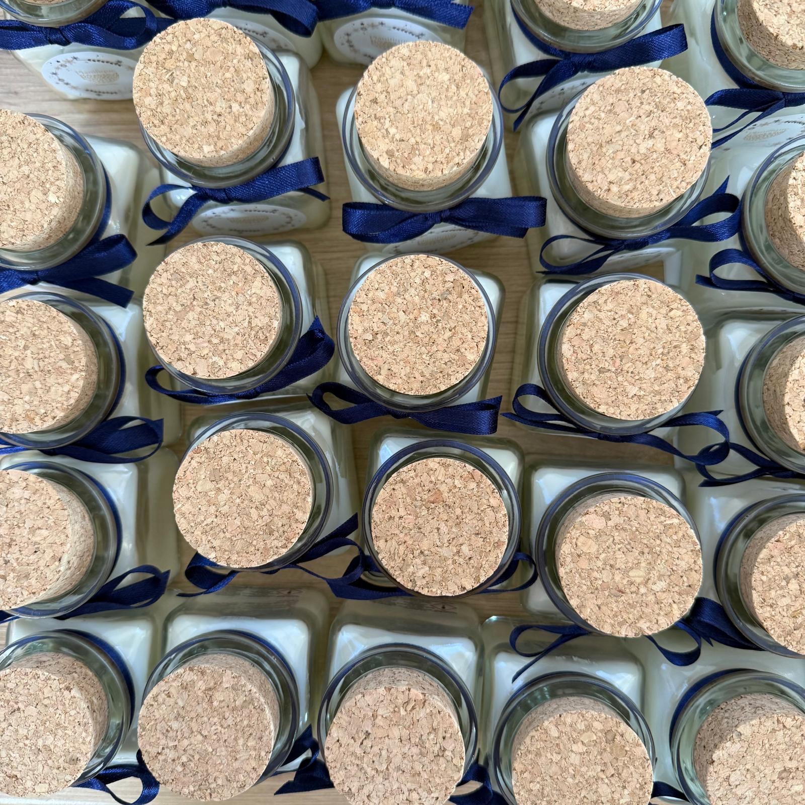 bougies avec bouchon en liège