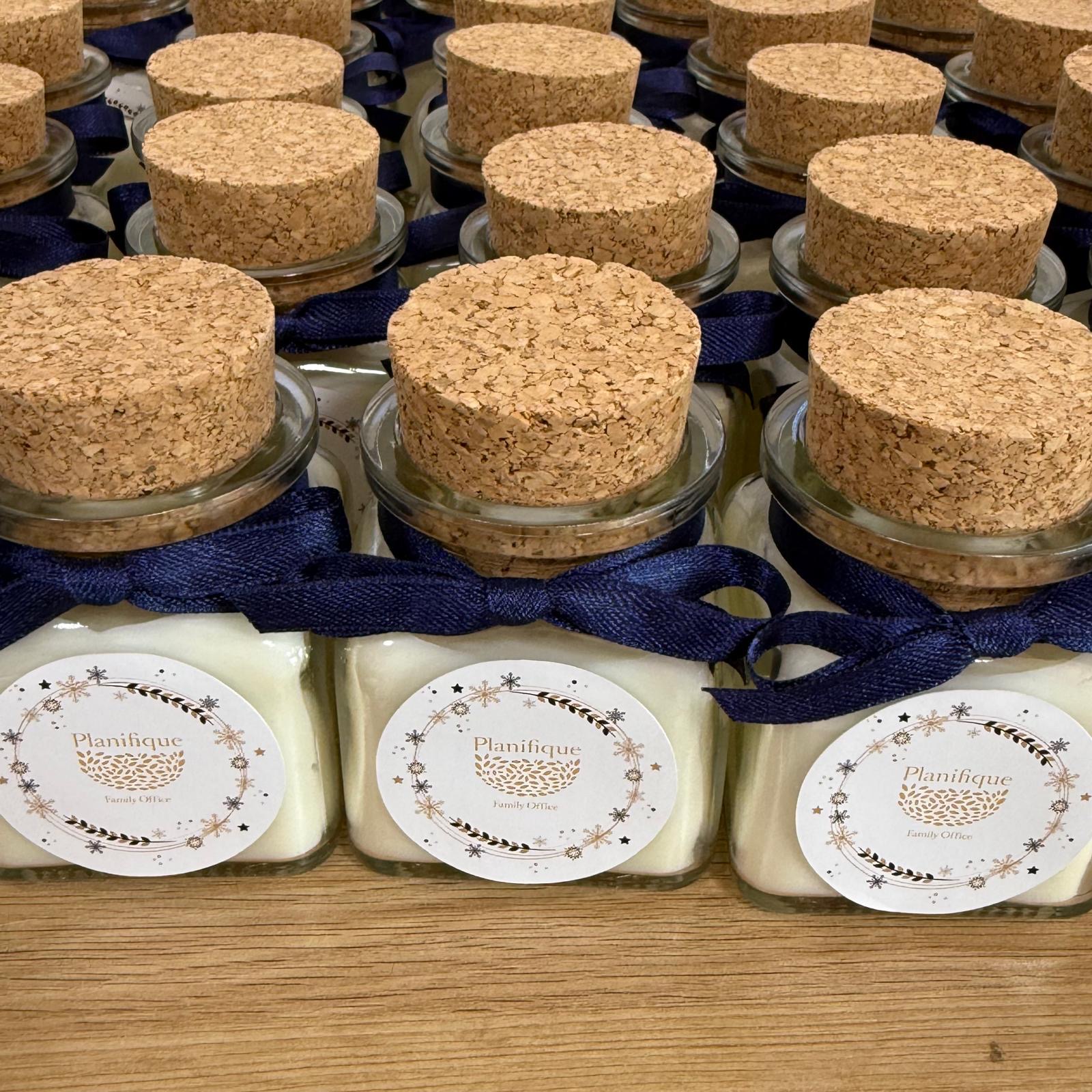 bougies avec bouchon en liège