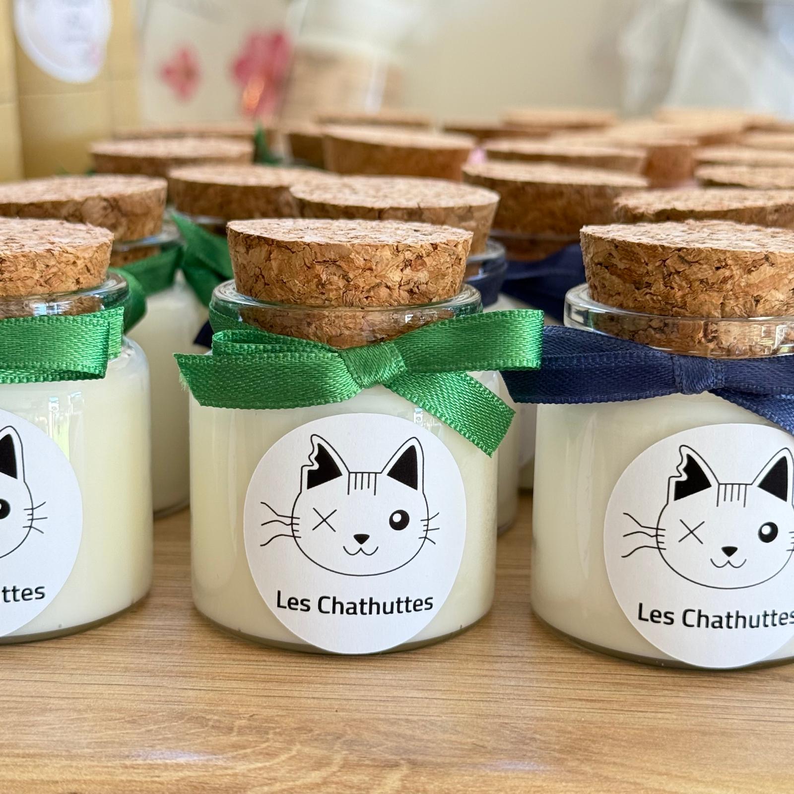 bougie personnalisée avec logo association