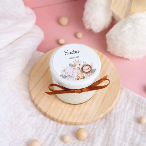 petite bougie personnalisable en ligne naissance