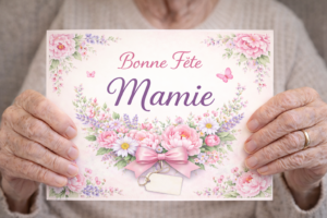 carte bonne fête mamie