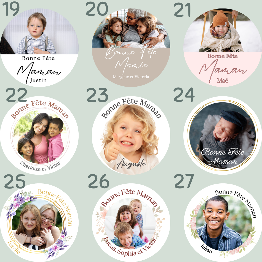 Bougie personnalisée PHOTO Fête des Mères 140 g – Image 2