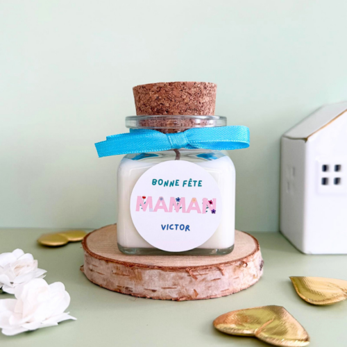 bougie personnalisée fête des mères 80g COLLECTION 2026