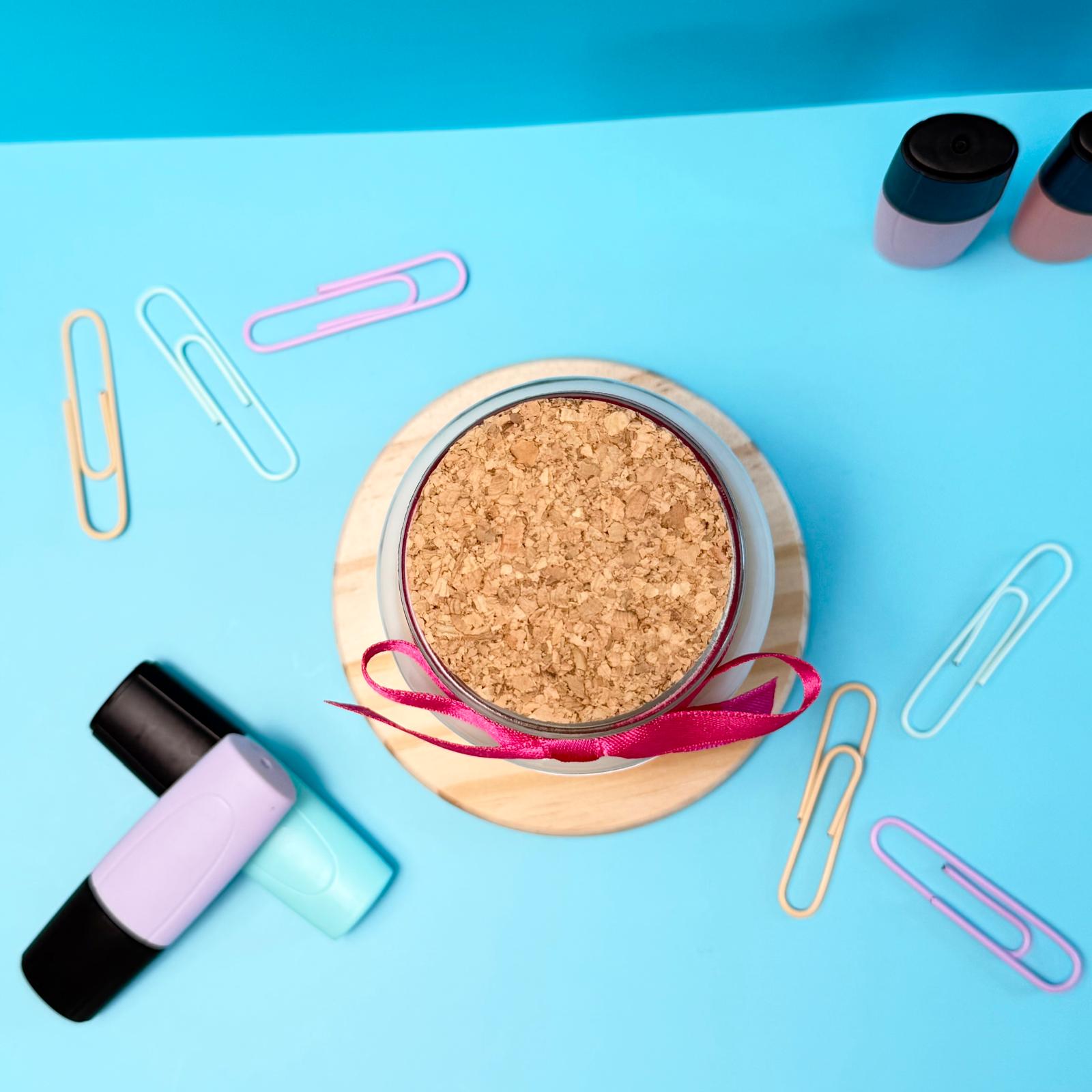 Bougie personnalisée nounou crèche cadeau fin d’année