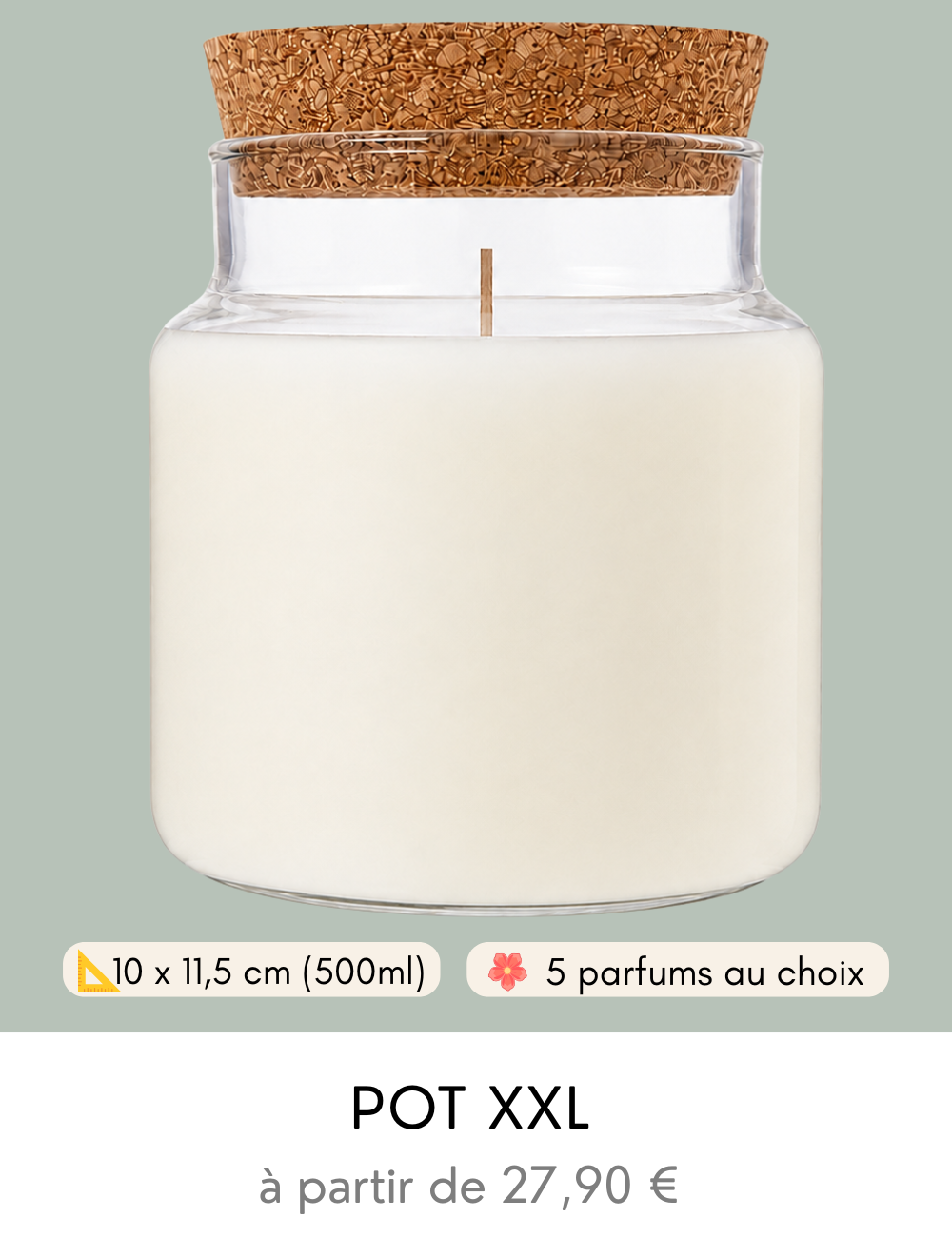 Bougie XXL Ma Petite Bougie Personnalisée