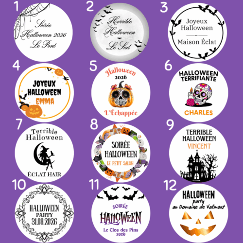 Visuel bougie Halloween