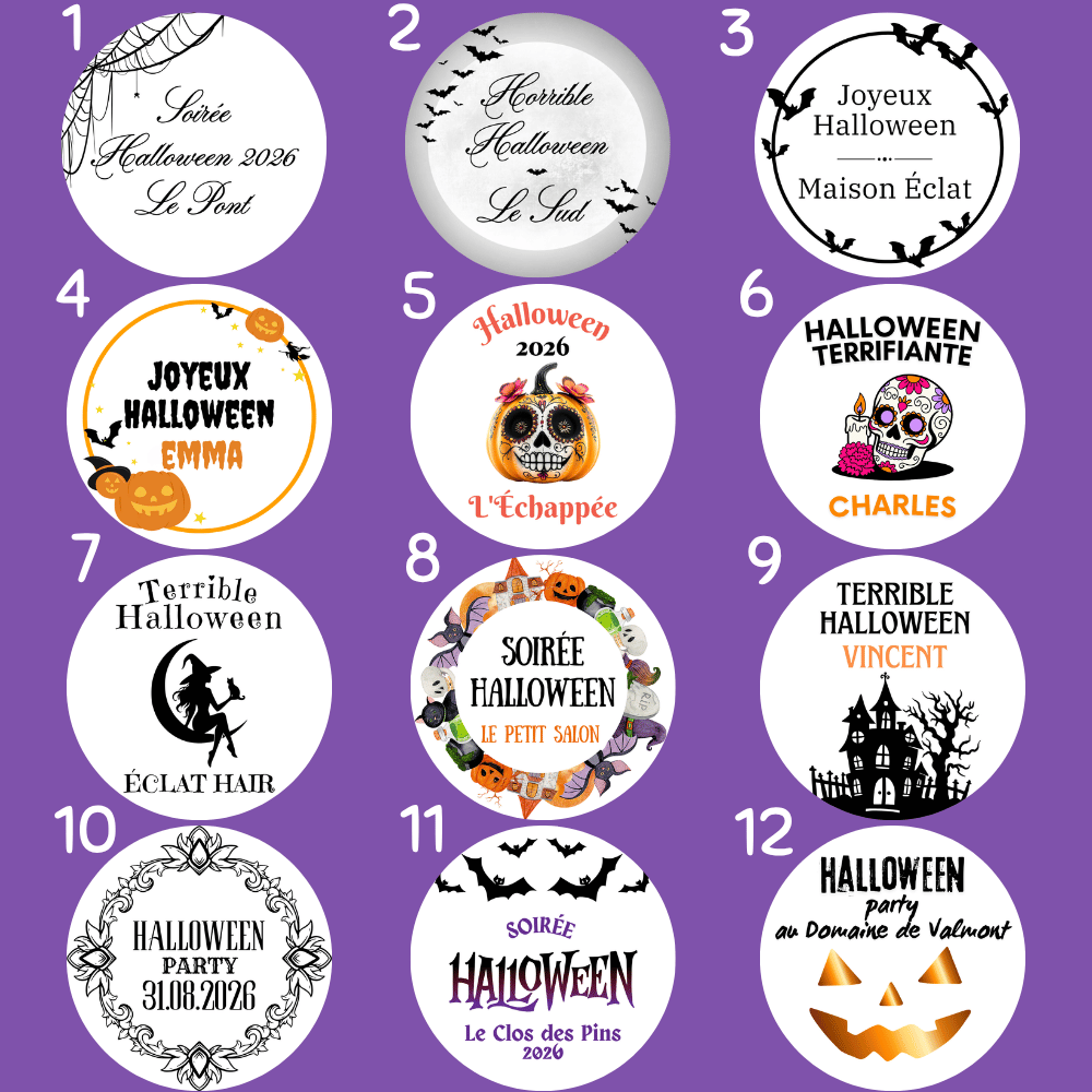 Visuel bougie Halloween